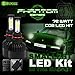 72W 8000LM US BridgeLux COB LED Chip Headlight Conversion Kit - White 6000K Replace Halogen Bulbs - Fog Lights - PSX26W