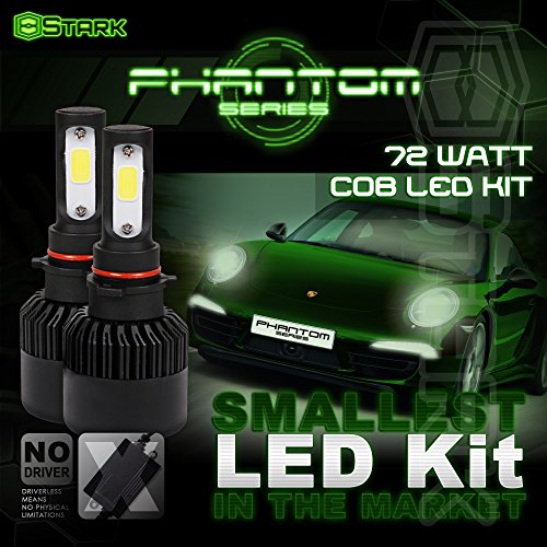 Stark Phantom Series 72W Fog Light Conversion Kit - 8000LM - 6000K Crystal White - Bulb Size: PSX26W
