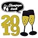 2021 New Years Photo Booth Props Kit(25Pcs), Konsait Funny New Years Eve Party Photo Booth with Stick for Adult Kids Women Man Party Accessories for 2021 New Year Party Decor Decoration Favor Supplies
