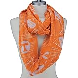 Tennessee Volunteers Lightweight Infinity Scarf Emblazoned with Geometric Designs, Logos and Colors