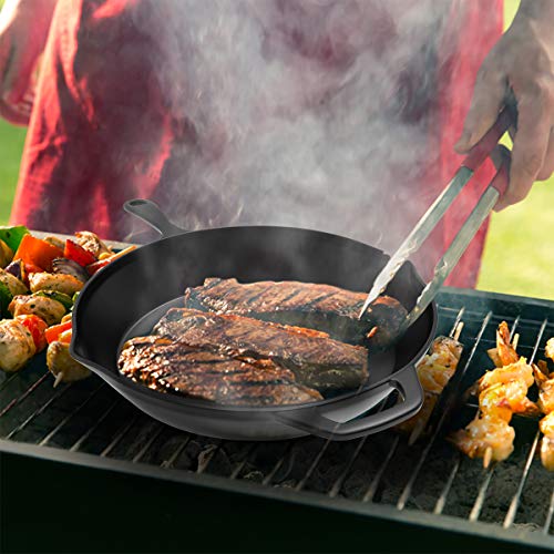 3 Pre+Seasoned+Cast+Iron+Skillets