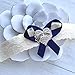 Wedding Garter for Brides Personalized Bridal Custom Garters No Slip Lace (Medium (18