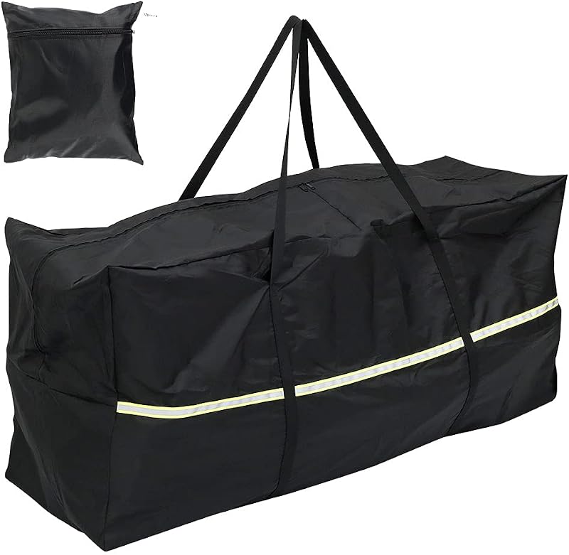 Ghopy Garden Furniture Cushion Storage Bag 210D Oxford Waterproof 122x39x55