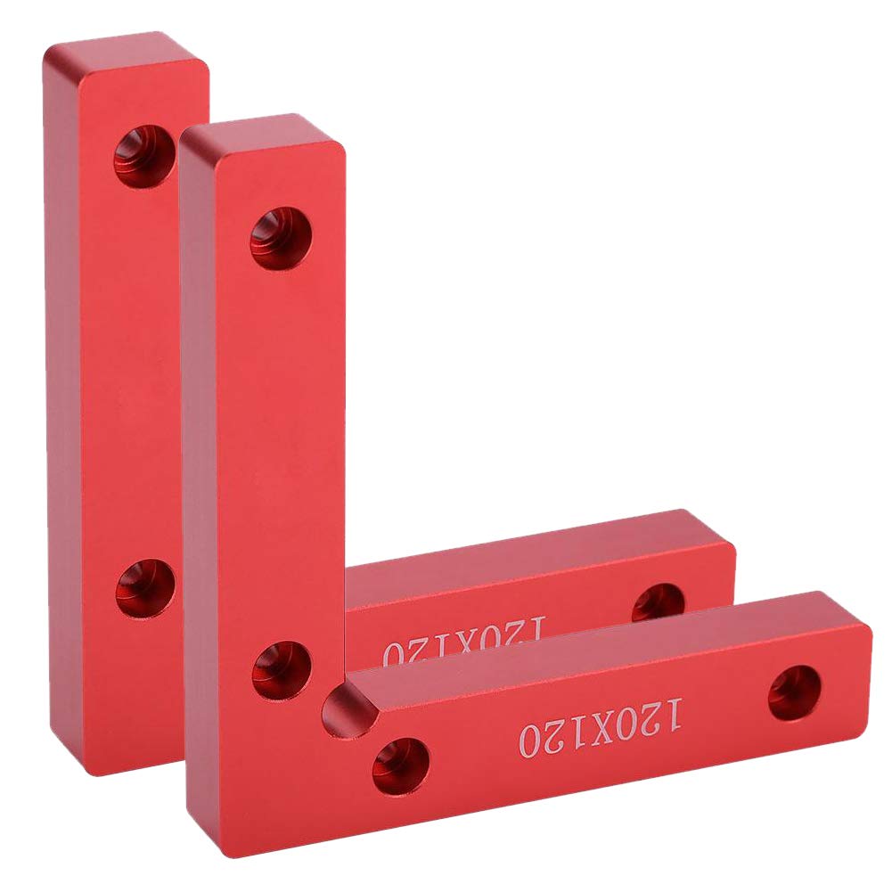 Zerone 90 Degree Positioning Squares, 2x Aluminium Alloy Right Angle