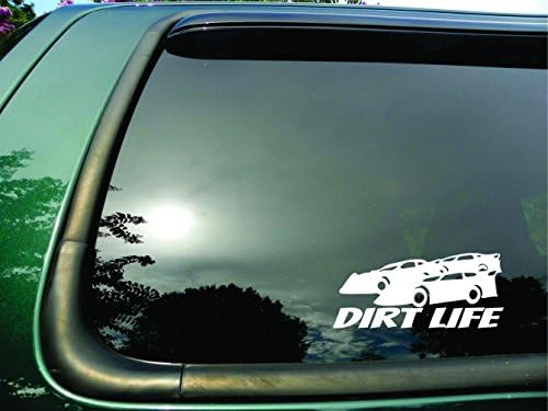 Dirt Life Racing Cars- Die Cut Vinyl Window Decal/sticker for Car, Truck, Laptop