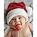 Huggalugs Baby Toddler Children or Adult Snowy Santa Stocking Hat L