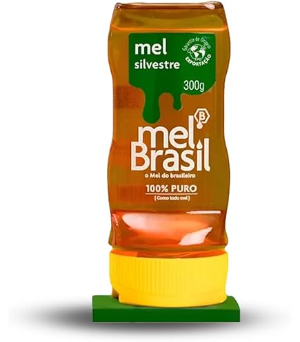 Mel Puro Flores Laranjeira- Melbras Squeeze 300g- Mel Brasil