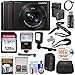 Panasonic Lumix DC-ZS200 4K Wi-Fi Digital Camera (Black) with 128GB Card + Battery & Charger + 2 Cases + Flash + Video Light + Tripod/Grip + Kit
