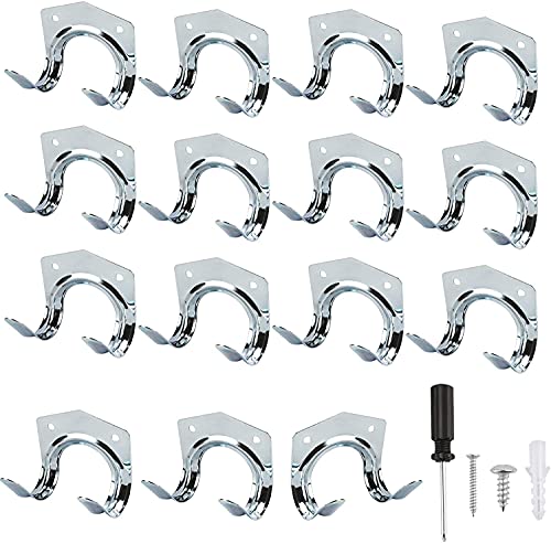 Yuechenggui 15 Stück gartengerätehalter Haken, Gerätehalter Garten, robuste Mehrzweck-Werkzeug-Haken, für Lager, Garage, Schuppen, Gartenwerkzeuge thumbnail 1
