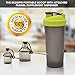 The Scoopie Supplement Container, To-Go Scoop, and Funnel System for Pre and Post Workout Powders, BPA Free Spill Proof Dispenser for Travel Use, 2 Pack (BLACK, 25 cc 25 mL 80 cc 80 mL)