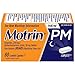 Motrin PM Caplets, 200 mg Ibuprofen & 38 mg Sleep Aid, Nighttime Relief for Minor Pains, 80 ct