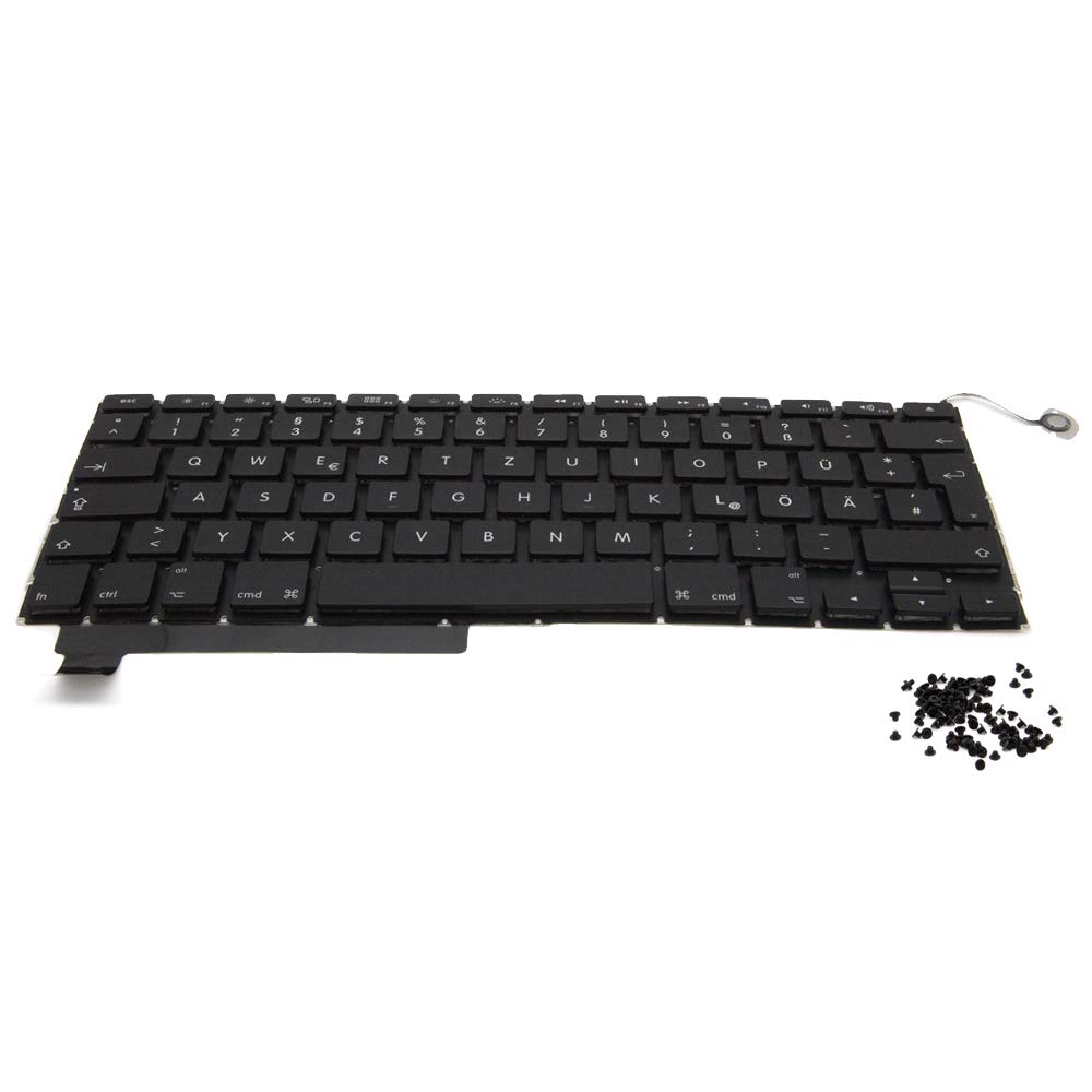 MMOBIEL QWERTZ Keyboard Replacement compatible with MacBook Pro A1286 15” 2008-2012