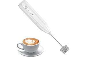 Rechargeable Frother | Automatic 3-Speed Electric Blender,Coffee Frother Handheld Rechargeable | for Drink Coffee Latte Prote