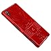 Sony Xperia Z5 Case, Cruzerlite Bugdroid Circuit Case Compatible for Sony Xperia Z5 - Retail Packaging - Red