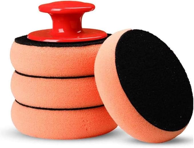 NNYCC Microfiber hand polishing sponge set of 4, polishing sponge car,9