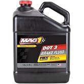 MAG 1 DOT 3 Brake Fluid | 1 Gallon | High-Temperature Hydraulic Brake Fluid | FMVSS No. 116 DOT 3 Performance | Brake &amp; Clutch System Protection