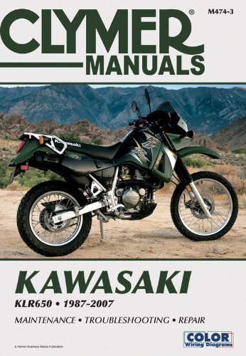 Kawasaki KLR650 1987-2007 (Clymer Color Wiring Diagrams) by ...