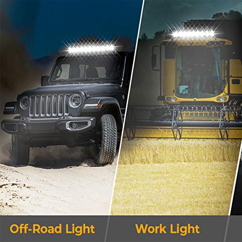 JoyTutus 32" Curved LED Light Bar, 378W Car Work Light Bars for Trucks