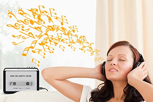 image for Cassette Player Portable, ASINNO Cassette Player to MP3 Converter CD M