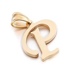 Kalapure Initial Charms Gold Initial Pendant Gold