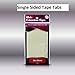 NO SHINE Bonding ONE SIDED - SINGLE SIDED Tape Walker 120 Tabs 4cm x .8cm