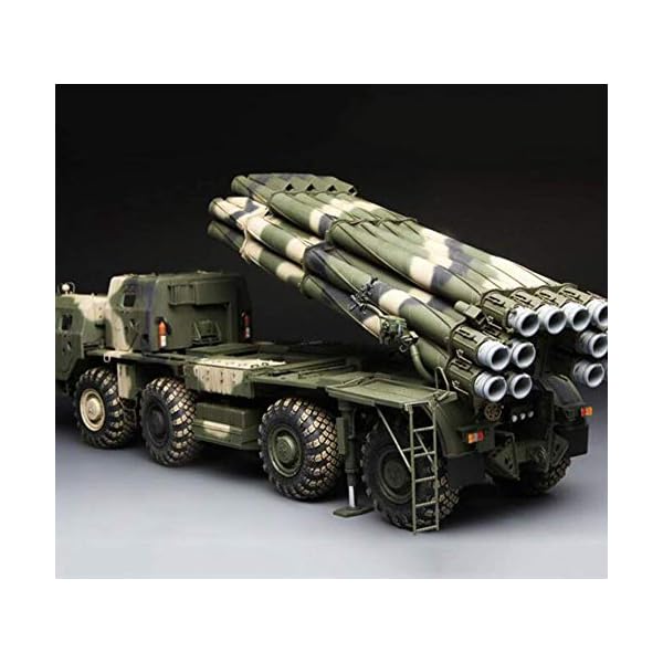 XHH Panzer Militär Panzer Panzer Puzzle Modell Kits, 1/35 Russland 9A52-2 SMERCH Raketenwerfer Panzer Puzzle Modell… – Bild 4