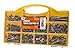 Brackit 780 Pc Chipboard Screw Assortment Kit | Large Value Pack Zinc-Plated, Extra Strength Assorted Wood Screws for Door Hinges, Repairs, Drilling Boards with Clear Top Tool Box