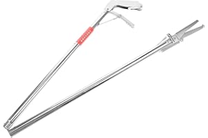 UKCOCO Stainless Steel Snake Catcher Clip Foldable Snake Tong for Outdoor Reptile Control