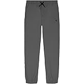 Calvin Klein Boys Pull-on Tech Stretch Twill Jogger, Drawstring Closure