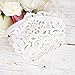 ponatia 50 PCS Laser Cut With Ribbon Wedding Party Favor Box, Wedding Gift Box, Chocolate Candy and Gift Boxes (Silver & White)