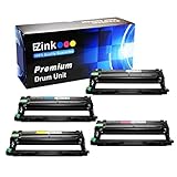 E-Z Ink (TM) Compatible Black, Cyan, Magenta, Yellow Drum Unit Replacement For Brother DR221CL (1 Black, 1 Cyan, 1 Magenta, 1 Yellow Drum Unit) 4 Pack