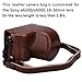 Hargedis XEVN for sony a6400 case,for sony a6300 case,Premium PU Full Body Leather Camera Case Bag for sony alpha a6300 a6000 a6100 a6400 Fit 16-50mm Lens with camera Shoulder Strap(Coffee)