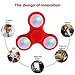 Fbsport 4 pack Fidget Spinner Toys,Stress Reducer Hands Tri-Spinner LED Light Up Switch Control Toys, Hand Toy for Relieving ADHD, Anxiety,Killing Time