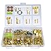 Hopttreely Heavy Duty Photo Frame Hooks, 216 Pieces Ultimate Picture Hanging Kit (IncludIing Hangers, Nails, D-Ring, Wire, Level, Felt Pads and More), Picture Hanger Assortment Tool for Wall Mounting