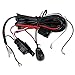 Northpole Light LED Light Bar Wiring Harness with 2 Leads, 12V 40A Relay Fuse ON Off Switch for LED Off Road Lights Driving Fog Lights