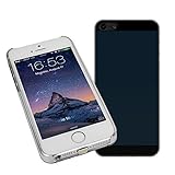 [1A Upgrade] OSSU iPhone 5 5S Qi Wireless Charging Receiver Phone Case Charger Back Cover with Flexible Lightning Connector (Black)