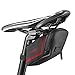 Ibera Saddle Bag 1L - Water-resistant, Strap-on Bike Bag In Multiple Colors - Bike Bags For Bicycles Mounts To All Bike Seats - Fit All Your Tools & Essentials - Bicycle Bag Taillight Compatible