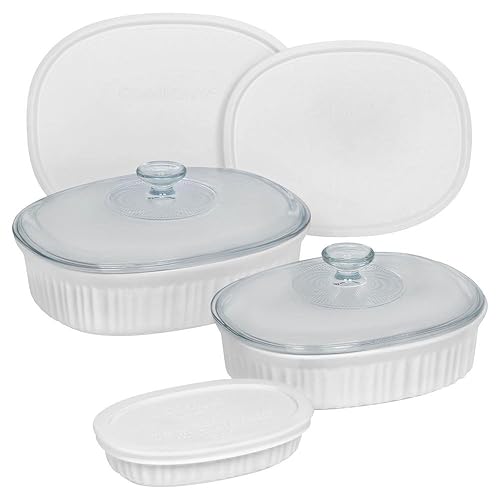 CorningWare French White 8-Piece Bakeware Set in Oman Whizz Bake