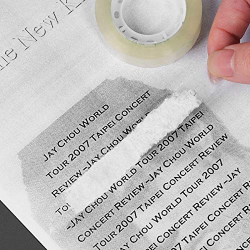image for HappyHapi Clear Tape, Small Transparent Adhesive Tape for Office, Home