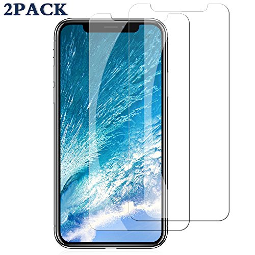 (3-Pack)iPhone X Screen Protector Glass, iPhone X, Tempered Glass Screen Protector for Apple iPhone X, 2017