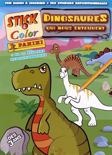 Stick &Color Dinosaures