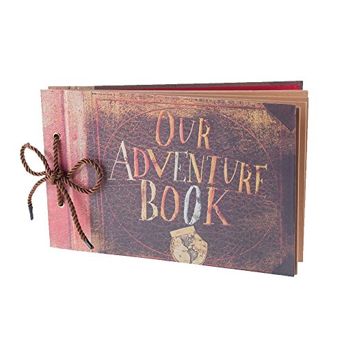 Pulaisen Our Adventure Book Up Movie DIY Anniversary Scrapbook Family Photo Album
