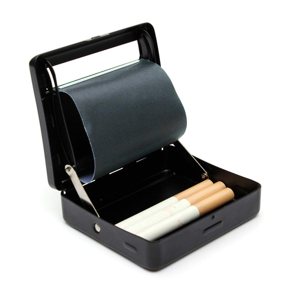 EKdirect Automatic Cigarette Rolling Machine 70mm Cigarette Portable Metal Box for Cigarette Rolling