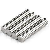 WOTOY 150 Pieces 5x1mm DIY Personalized Refrigerators Magnets for Fridge Door Whiteboard Map Bulletin Boards 