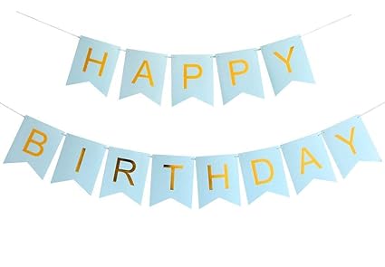 Amazon Com Realegend Happy Birthday Banner Party Decorations