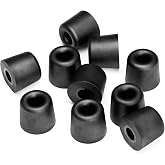 Decibullz Custom Molded Memory Foam Earbud Tips &ndash; 5 Pairs Medium | Comfortable Ear Bud Replacement Tips for Earphones &amp; Earplugs (Pack of 1)