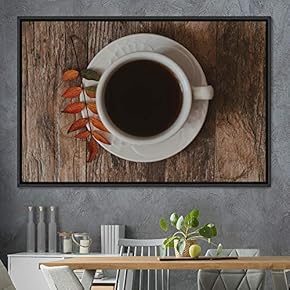 signwin Framed Canvas Wall Art Coffee in The...