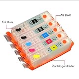 INKWAY PGI-250XL PGI 250 XL CLI-251XL CLI 251 XL Refillable Ink Cartridges for Canon PIXMA IX6820 IP7220 IP8720 MG5520 MG5420 MG5620 MG6620 MG7520 MG7120
