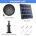 SATINIOR Solar Panel Compatible with Ring Video Doorbell 1, Waterproof Charge Continuously, 5 V/ 3.5 W (Max) Output, Includes Secure Wall Mount, 3.6 M/12 ft Power Cable (No Include Camera)