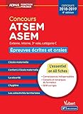 Concours ATSEM ASEM cat C épreuves écrites et orales essentiel en 60 fiches (Admis fonction pub fiches) (French Edition) by 